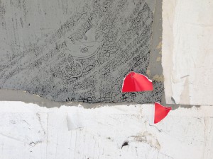 "Grey and White with Red", 2013, Hollywood