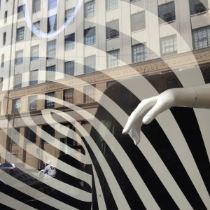 Hands, Stripes, Windows, Downtown Los Angeles, 2015